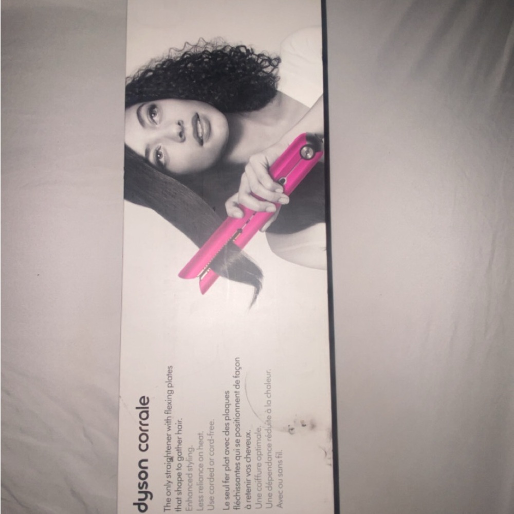 Dyson Corrale Hair Straightener in Pink and Black